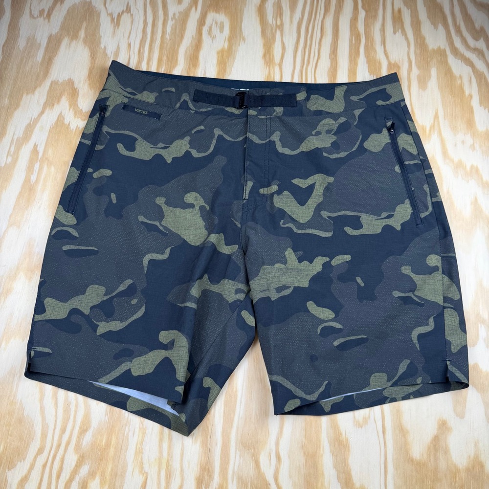 Viktos O-Course Shorts Mens 36 Camo Tactical Athletic Stretch Training Gym